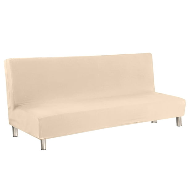 11 Styles Stretch Folding Armless Sofa Cover Furniture Seater Couch Slipcover 